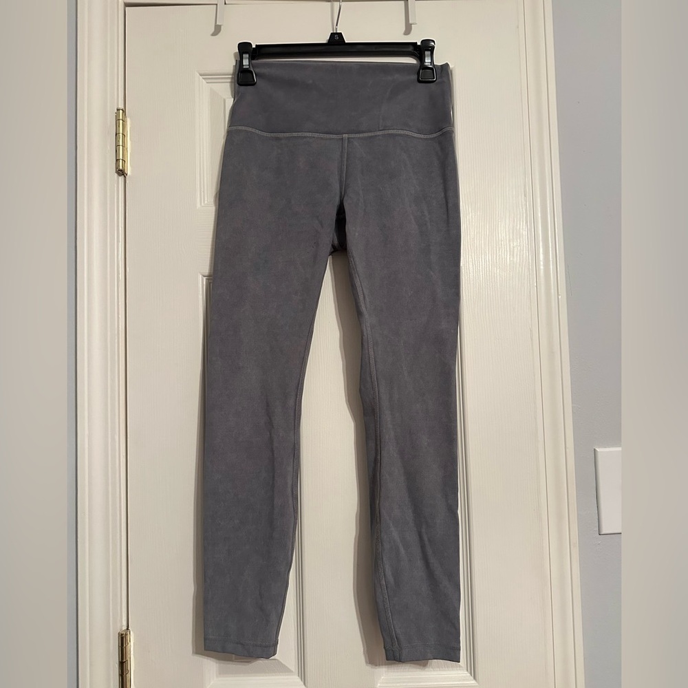 lululemon athletica Gray acid wash Leggings